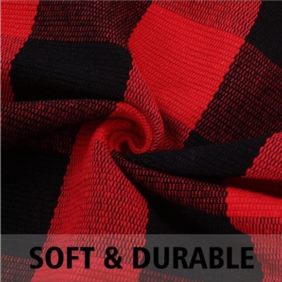 Buffalo Plaid Rug, 28" x 43" Christmas  Outdoor Front Door Decor Mat - Picture 5 of 5